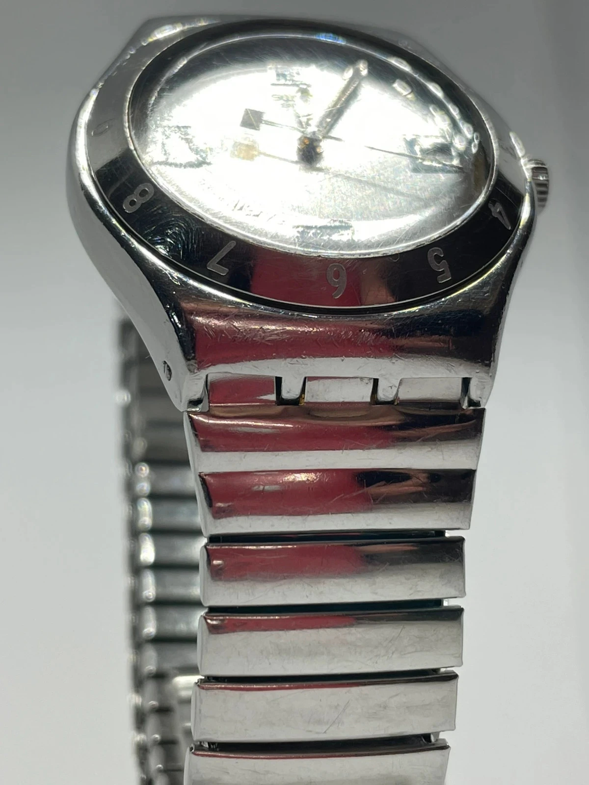 Relógio Swatch Irony Vintage 1999 de aço inoxidável em excelente estado – photo 10
